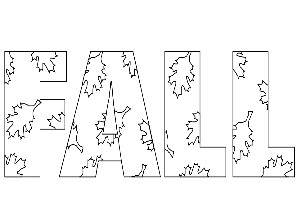 着色页: 秋季 (自然) #164202 - 免费可打印着色页