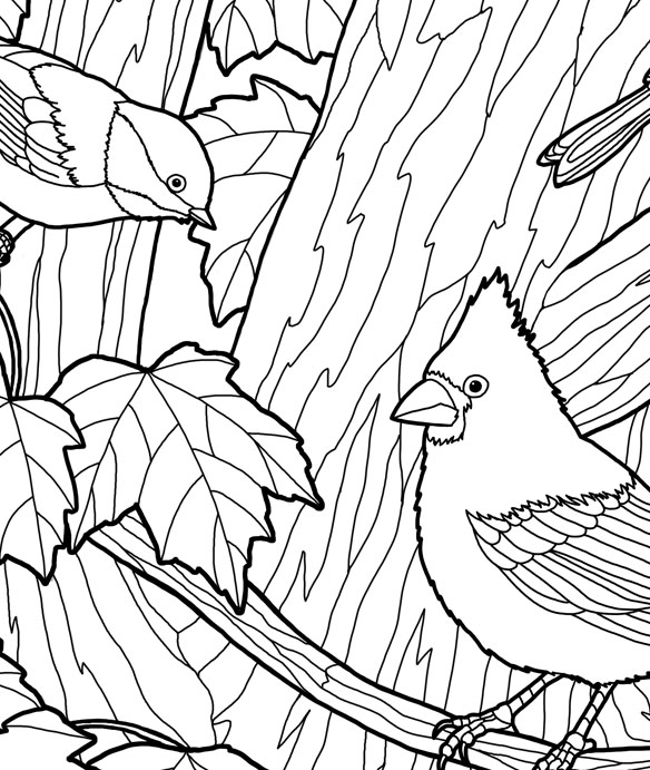着色页: 秋季 (自然) #164298 - 免费可打印着色页