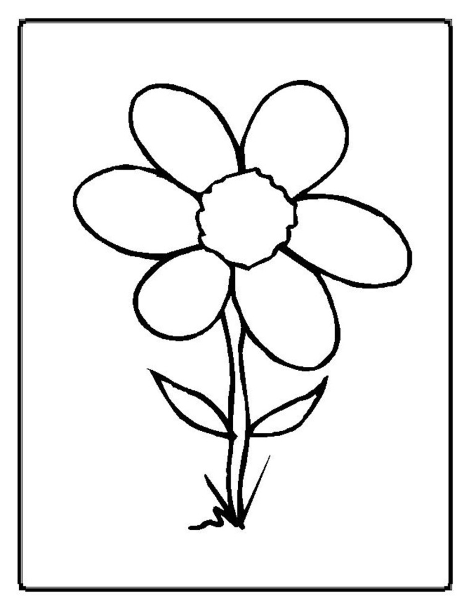 着色页: 花卉 (自然) #155047 - 免费可打印着色页