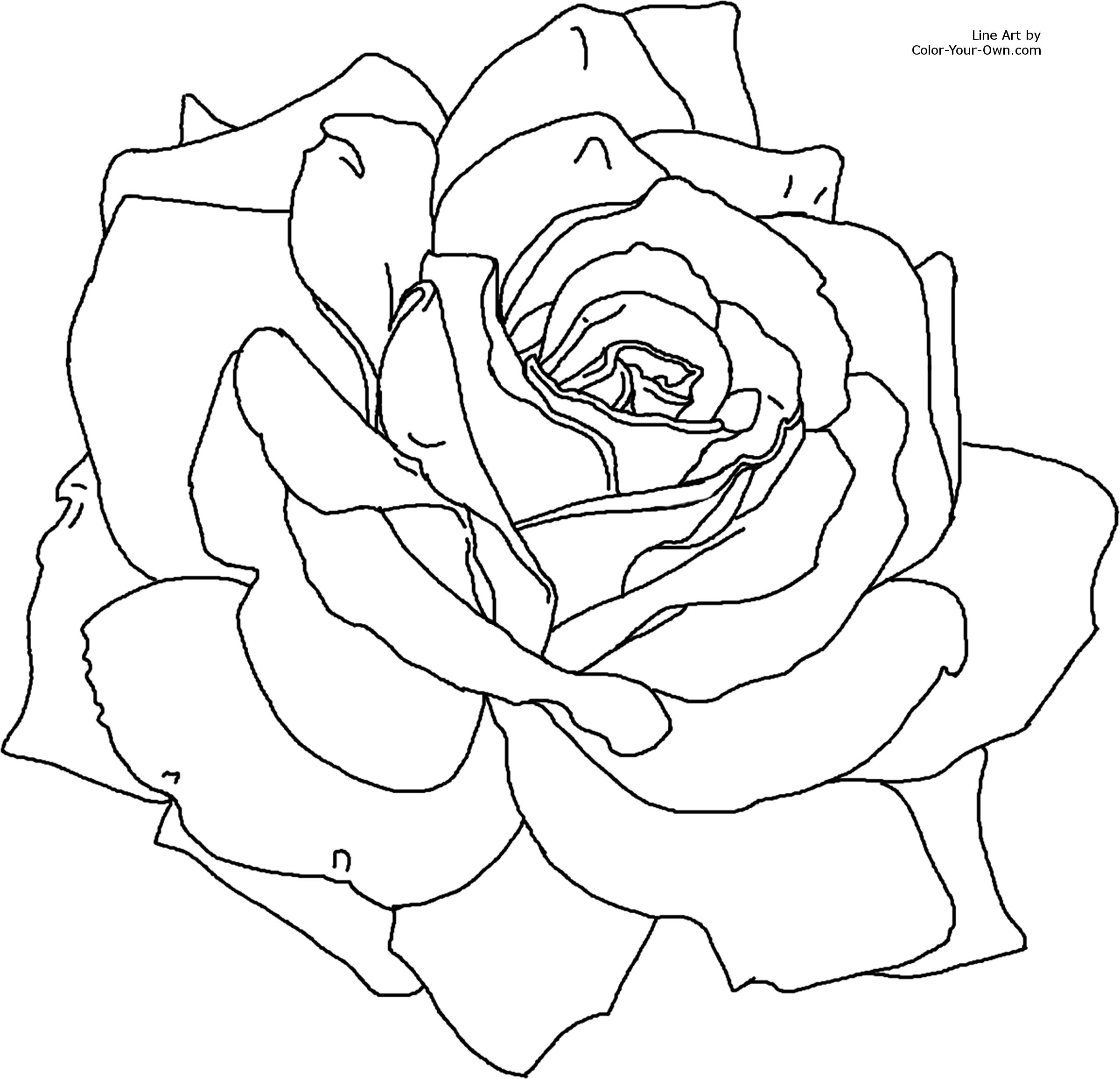 着色页: 花卉 (自然) #155098 - 免费可打印着色页