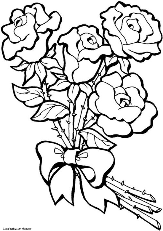 着色页: 花卉 (自然) #155230 - 免费可打印着色页