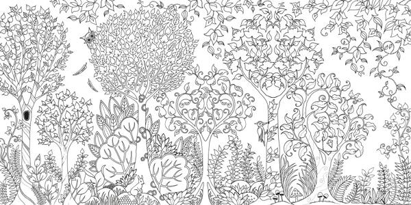 着色页: 森林 (自然) #157030 - 免费可打印着色页