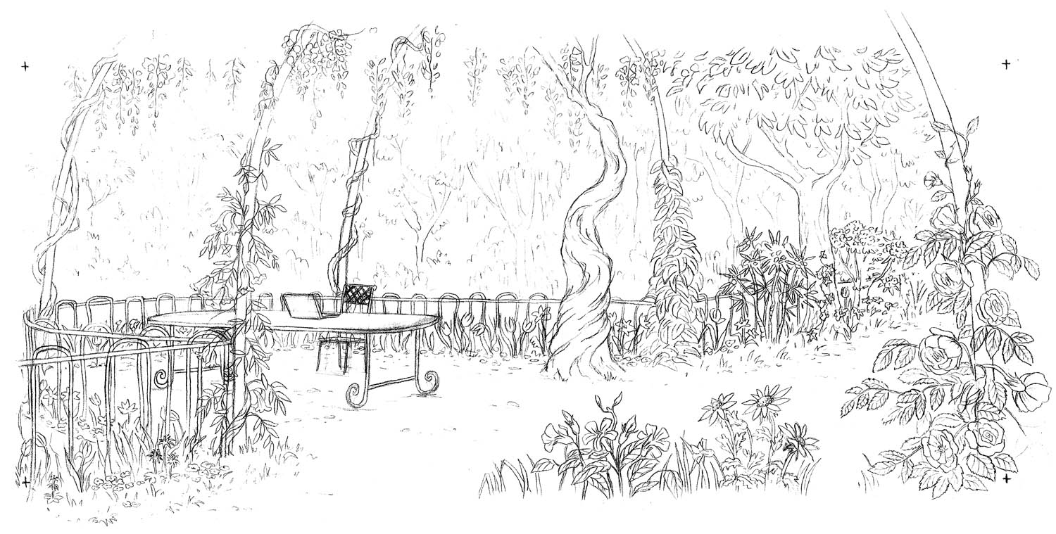 着色页: 花园 (自然) #166355 - 免费可打印着色页
