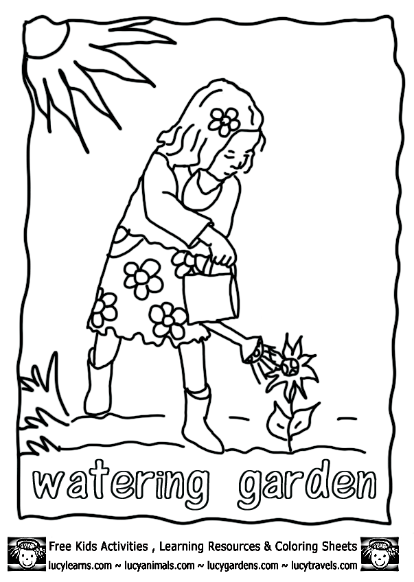 着色页: 花园 (自然) #166427 - 免费可打印着色页