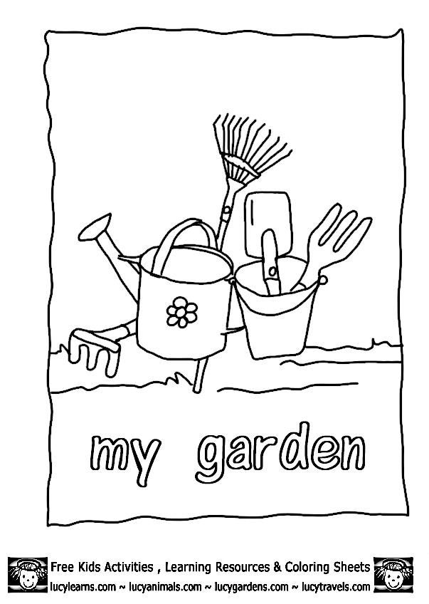 着色页: 花园 (自然) #166485 - 免费可打印着色页
