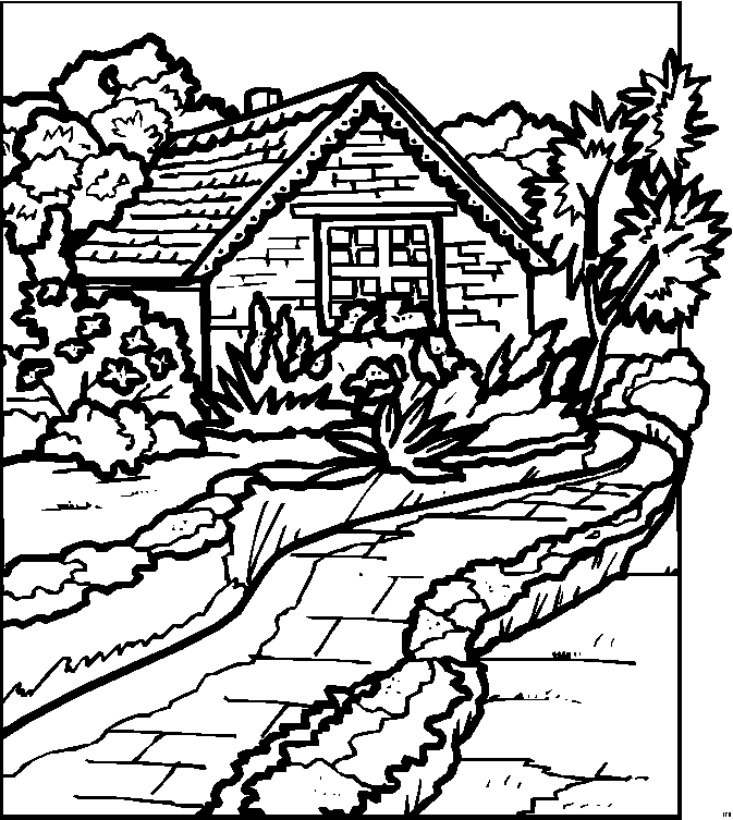 着色页: 农村 (自然) #165871 - 免费可打印着色页