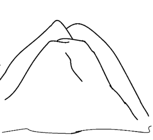 着色页: 山 (自然) #156493 - 免费可打印着色页
