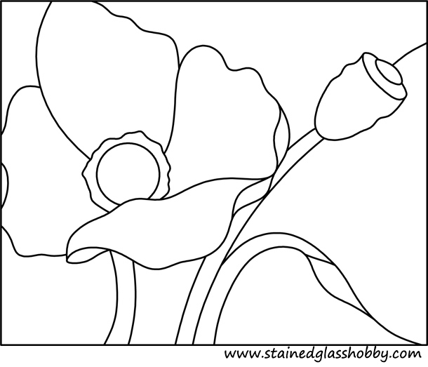 着色页: 罂粟 (自然) #162555 - 免费可打印着色页