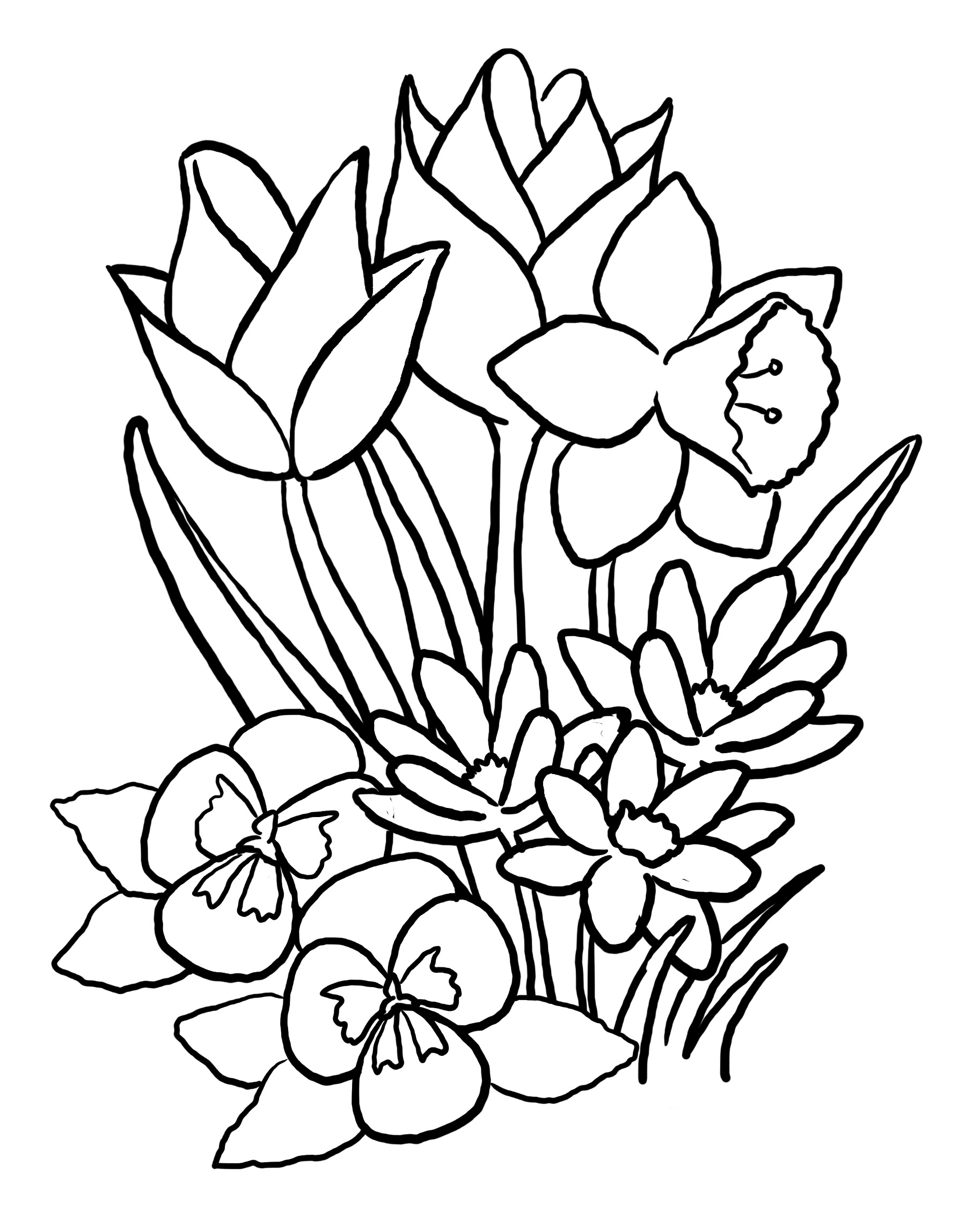 着色页: 春暖花开的季节 (自然) #164747 - 免费可打印着色页