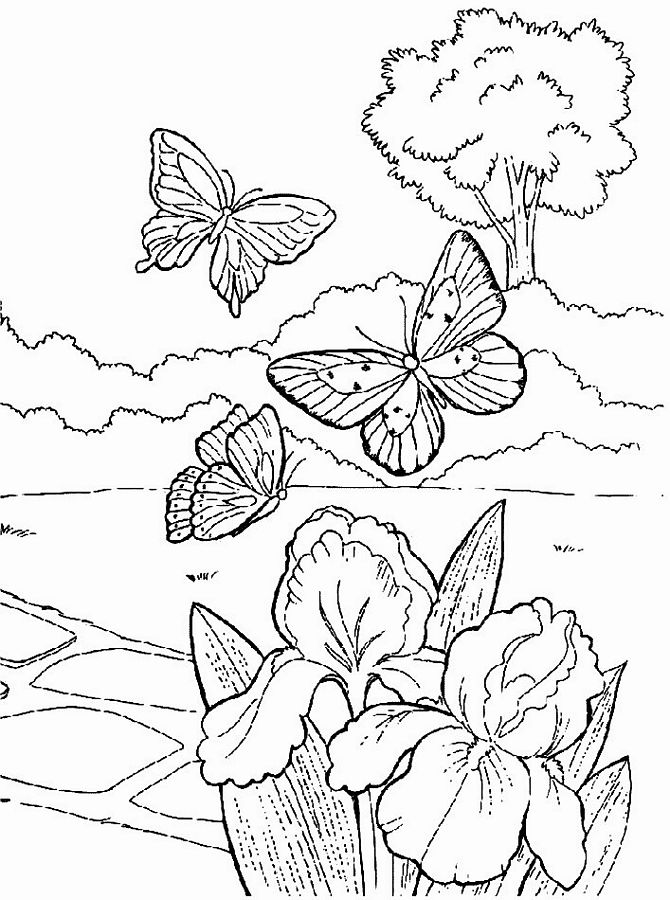 着色页: 春暖花开的季节 (自然) #164753 - 免费可打印着色页