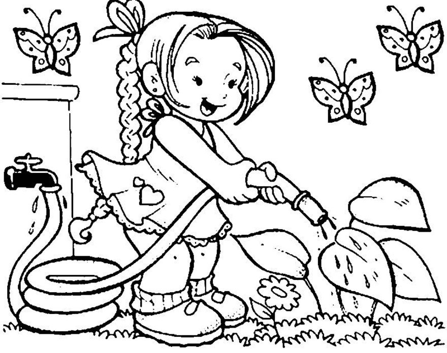 着色页: 春暖花开的季节 (自然) #164754 - 免费可打印着色页