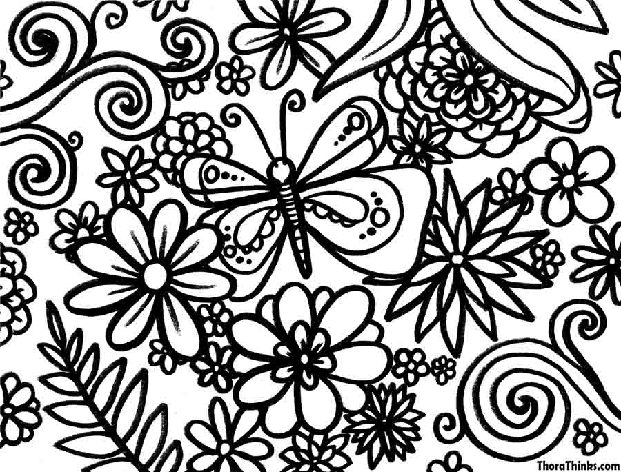 着色页: 春暖花开的季节 (自然) #164759 - 免费可打印着色页