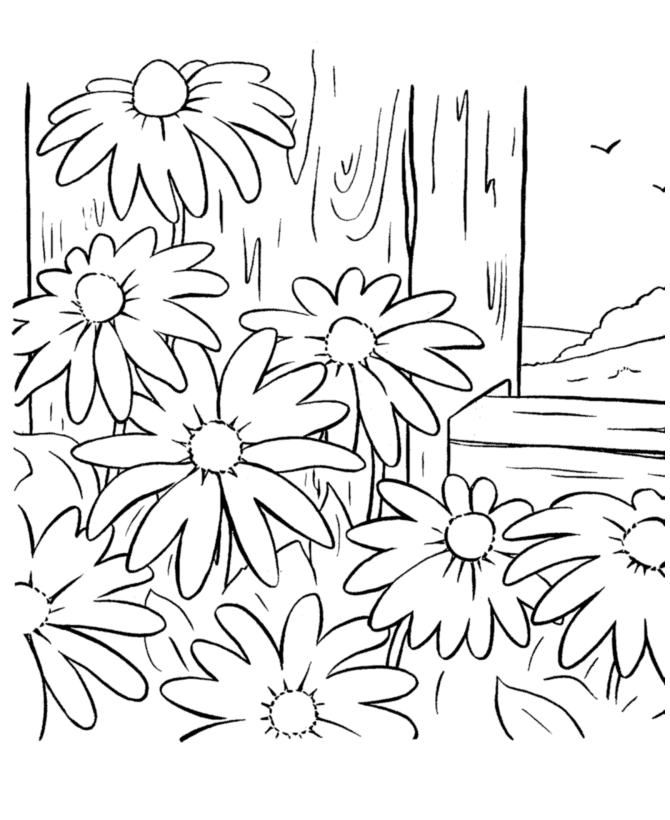 着色页: 春暖花开的季节 (自然) #164843 - 免费可打印着色页