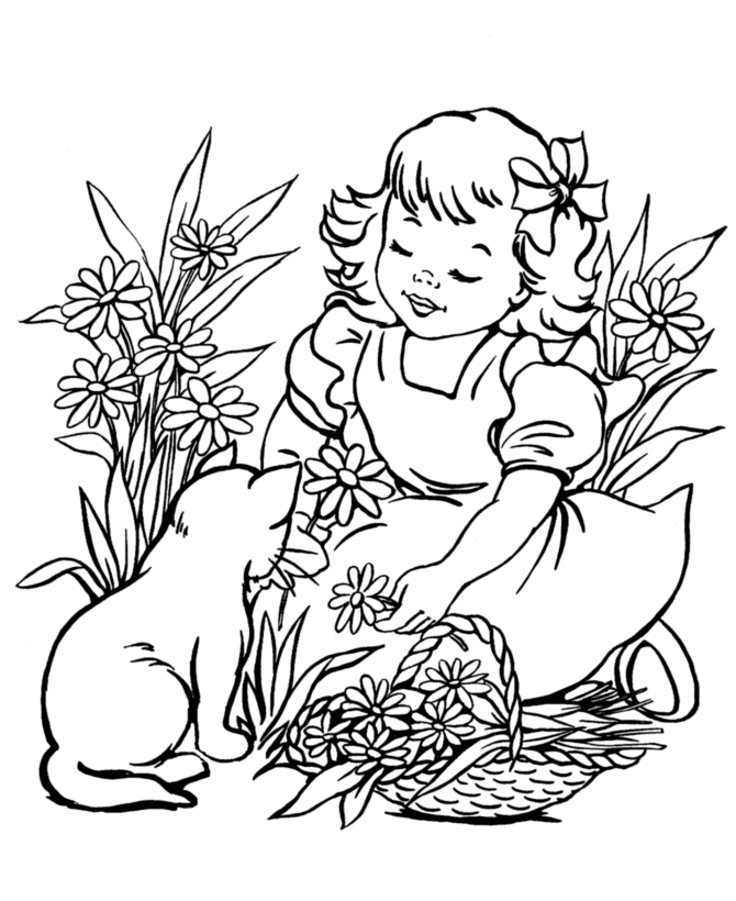 着色页: 春暖花开的季节 (自然) #164858 - 免费可打印着色页