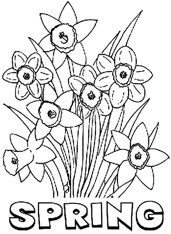 着色页: 春暖花开的季节 (自然) #164999 - 免费可打印着色页