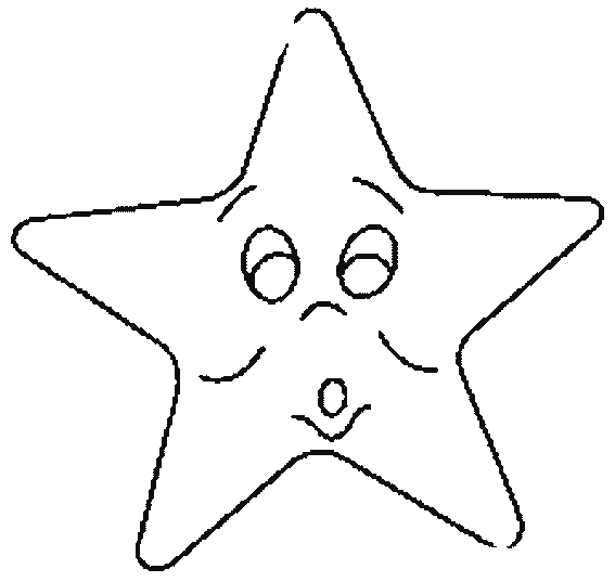 着色页: 星星 (自然) #155891 - 免费可打印着色页