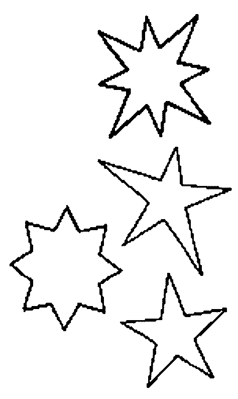 着色页: 星星 (自然) #155909 - 免费可打印着色页