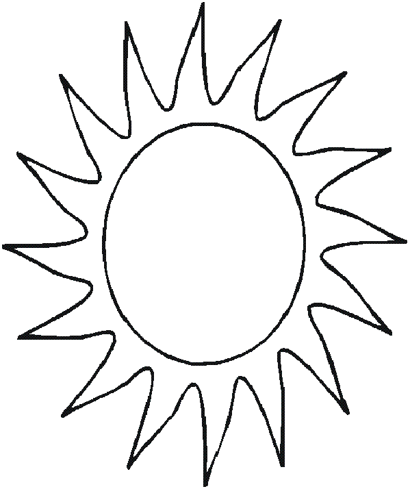 着色页: 太阳 (自然) #157918 - 免费可打印着色页