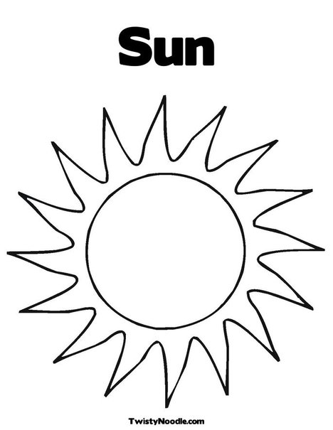 着色页: 太阳 (自然) #157933 - 免费可打印着色页