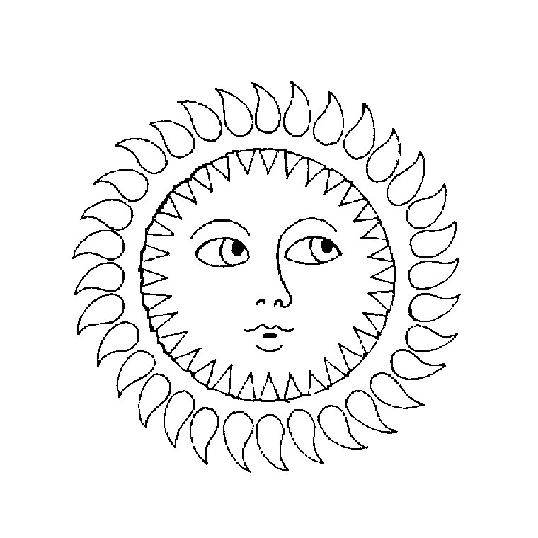 着色页: 太阳 (自然) #157941 - 免费可打印着色页