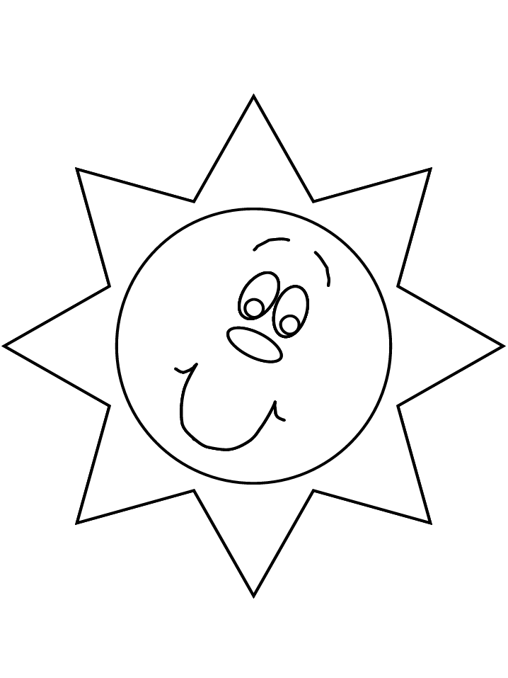 着色页: 太阳 (自然) #157949 - 免费可打印着色页