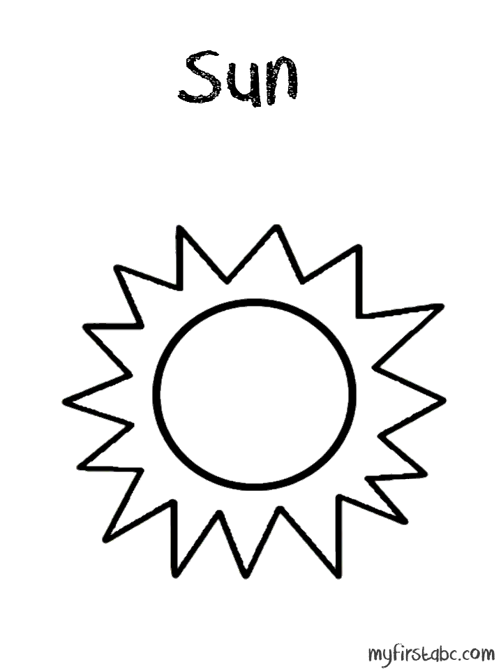 着色页: 太阳 (自然) #157953 - 免费可打印着色页