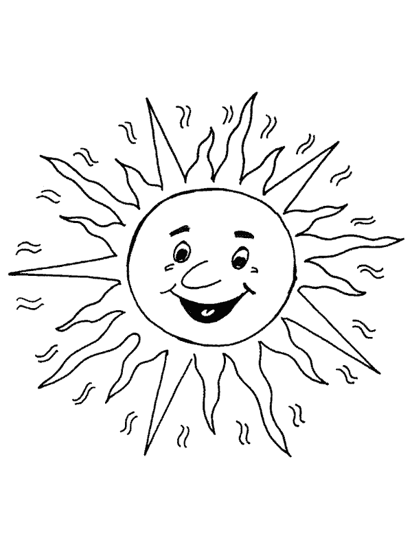 着色页: 太阳 (自然) #157961 - 免费可打印着色页