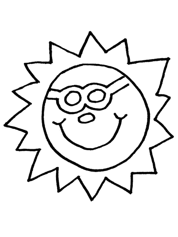 着色页: 太阳 (自然) #157962 - 免费可打印着色页
