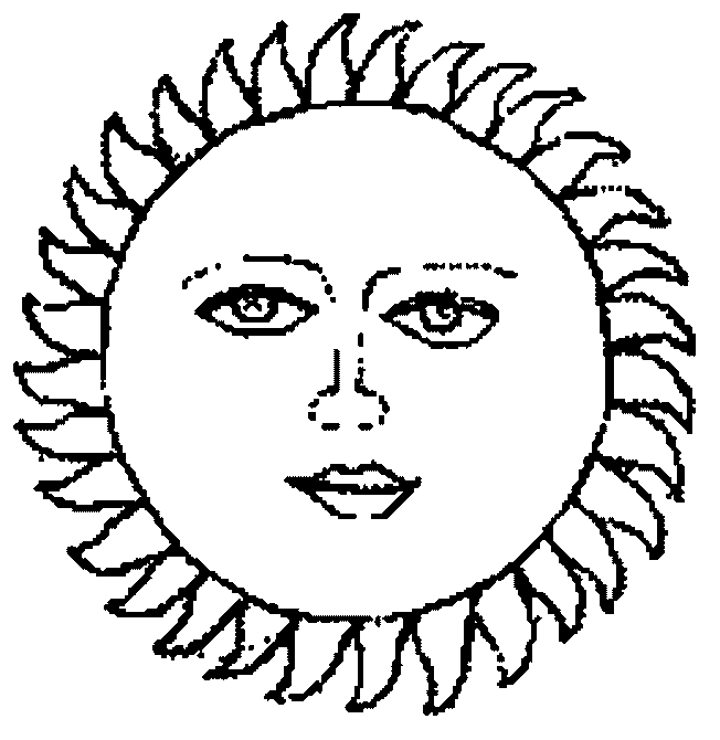 着色页: 太阳 (自然) #157984 - 免费可打印着色页