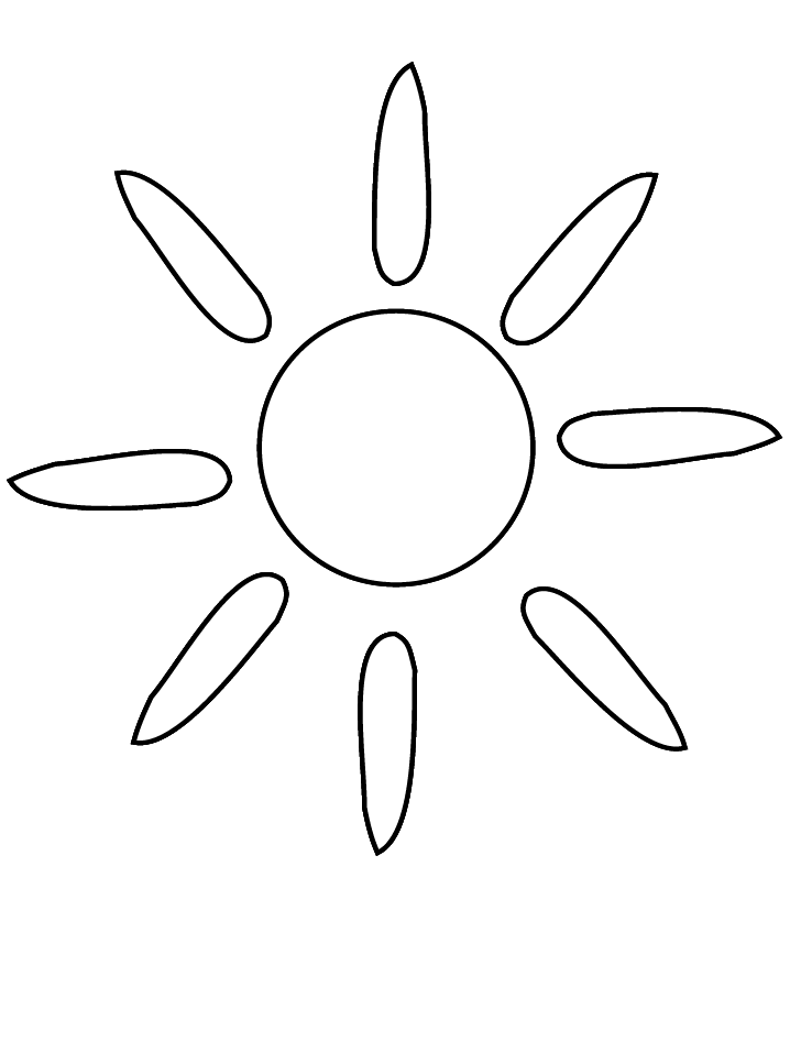 着色页: 太阳 (自然) #157985 - 免费可打印着色页