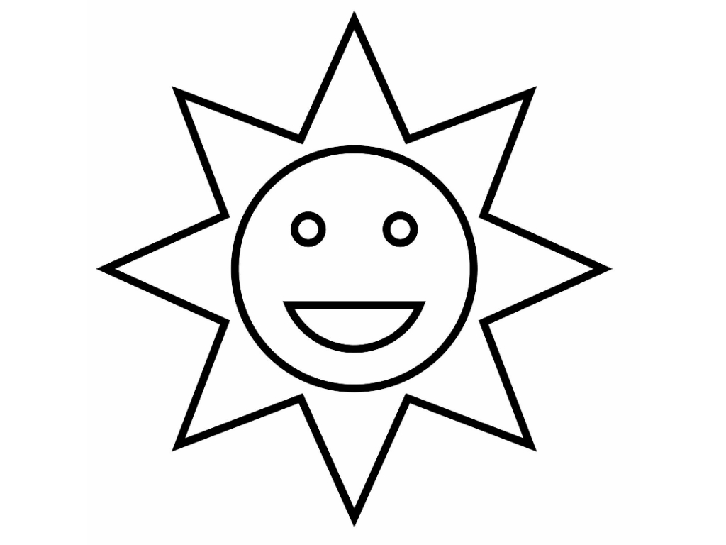 着色页: 太阳 (自然) #158019 - 免费可打印着色页