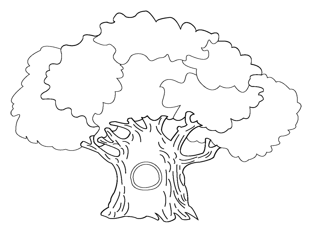 着色页: 树 (自然) #154688 - 免费可打印着色页