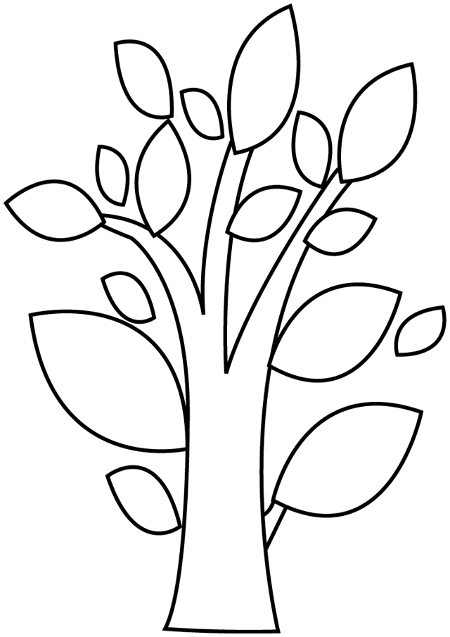 着色页: 树 (自然) #154694 - 免费可打印着色页
