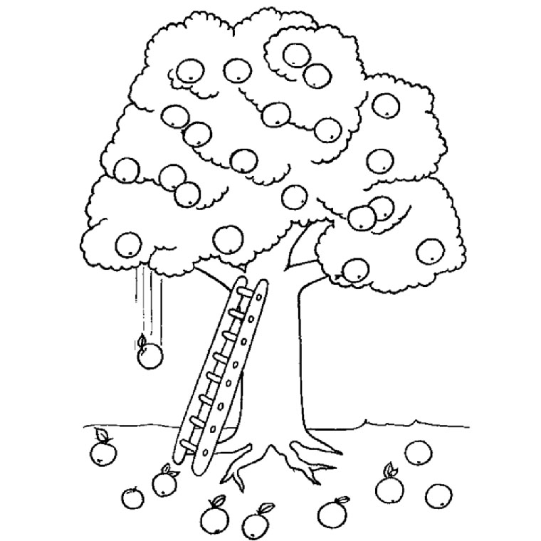着色页: 树 (自然) #154718 - 免费可打印着色页
