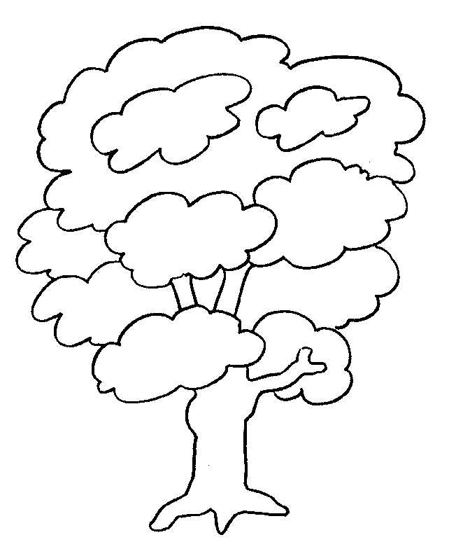 着色页: 树 (自然) #154719 - 免费可打印着色页