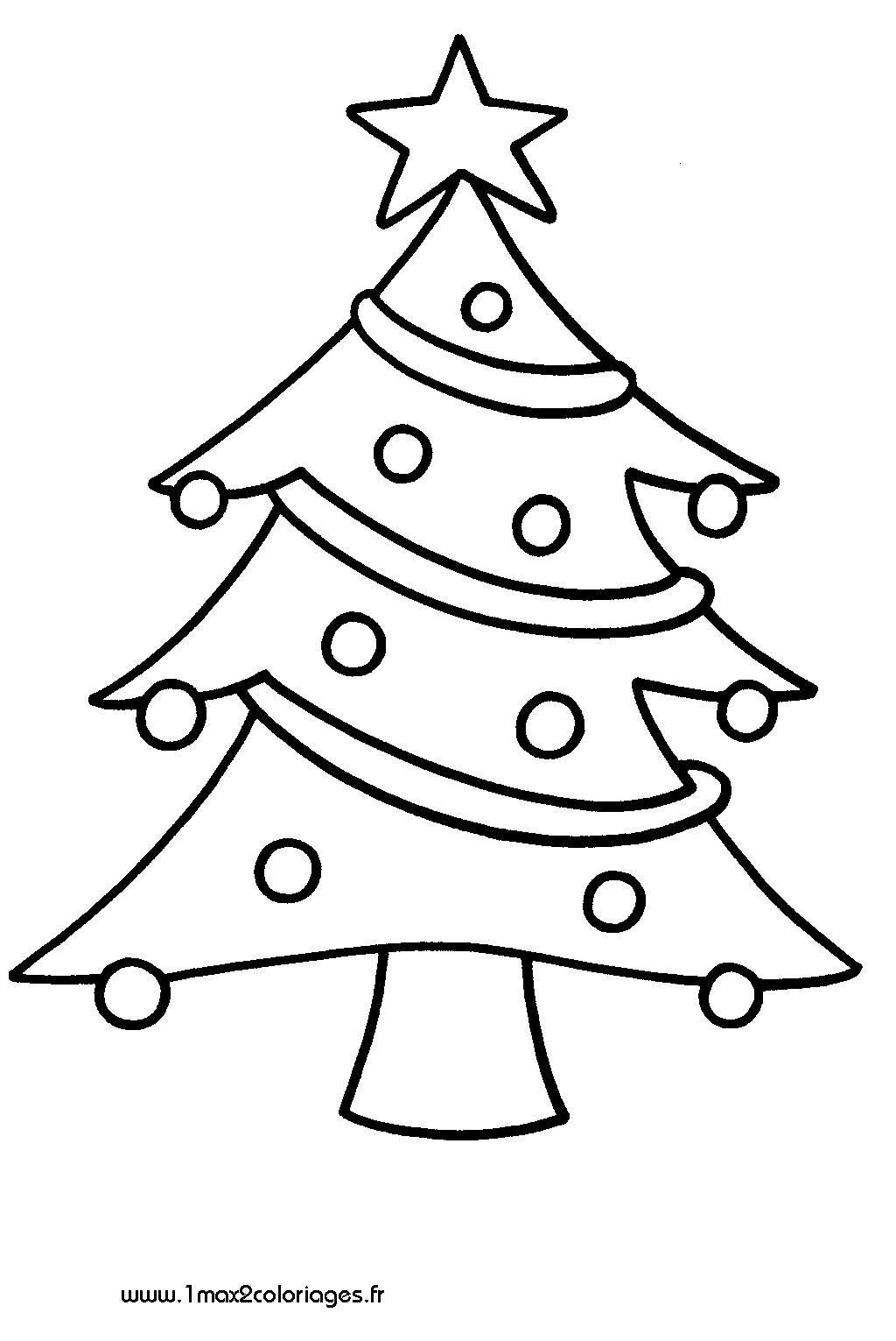 着色页: 圣诞树 (对象) #167436 - 免费可打印着色页