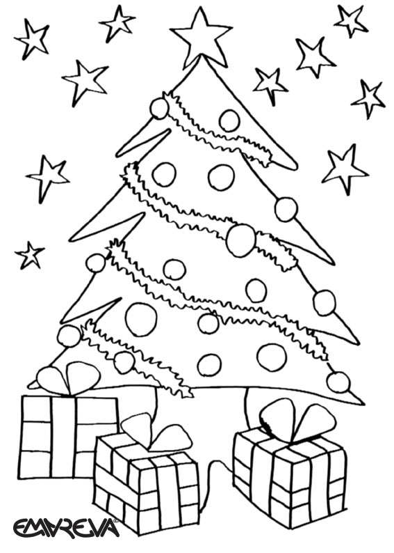 着色页: 圣诞树 (对象) #167457 - 免费可打印着色页