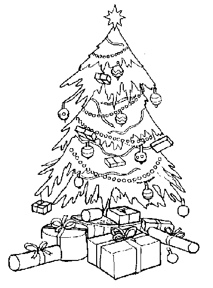 着色页: 圣诞树 (对象) #167461 - 免费可打印着色页