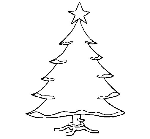 着色页: 圣诞树 (对象) #167484 - 免费可打印着色页