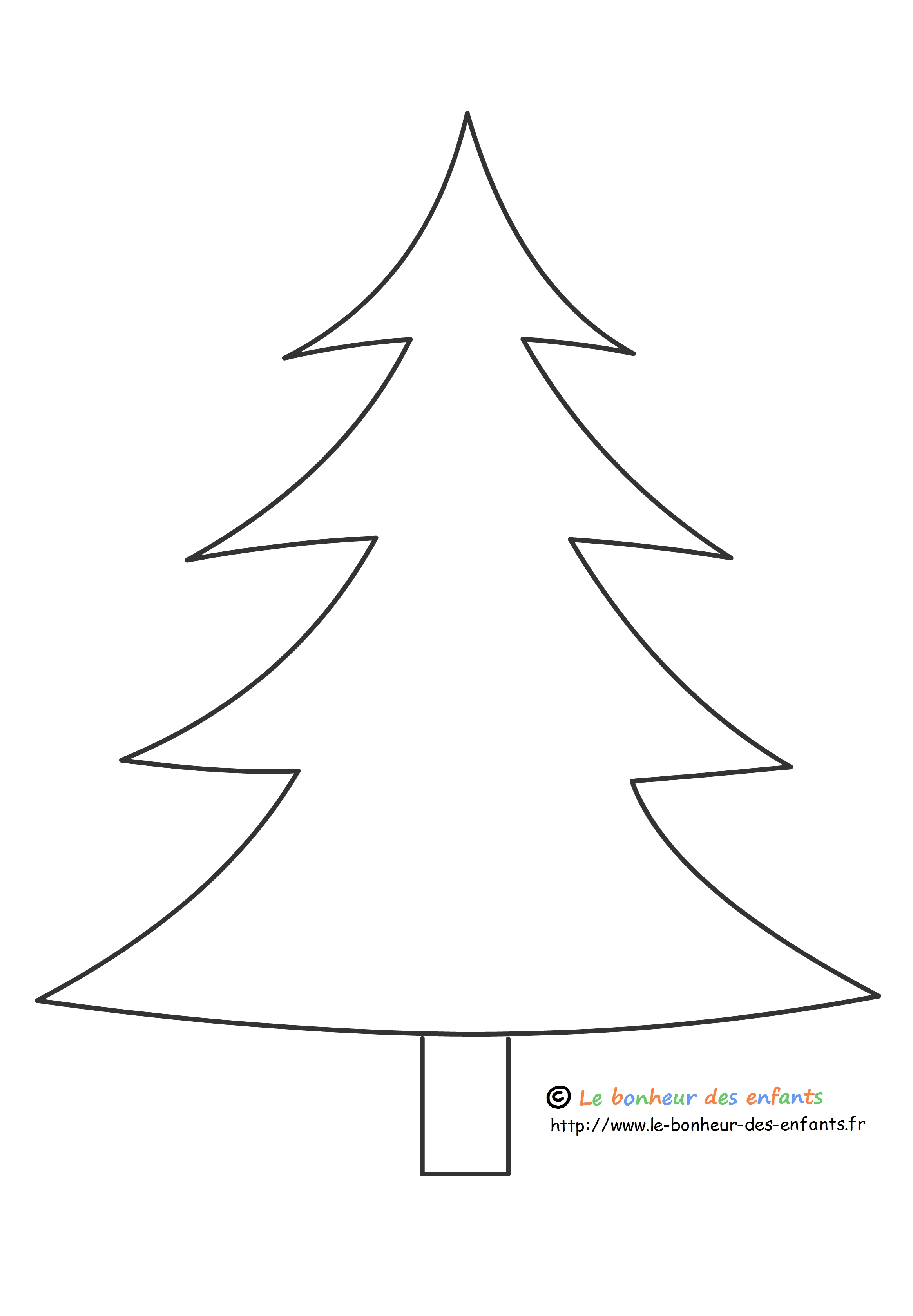 着色页: 圣诞树 (对象) #167489 - 免费可打印着色页