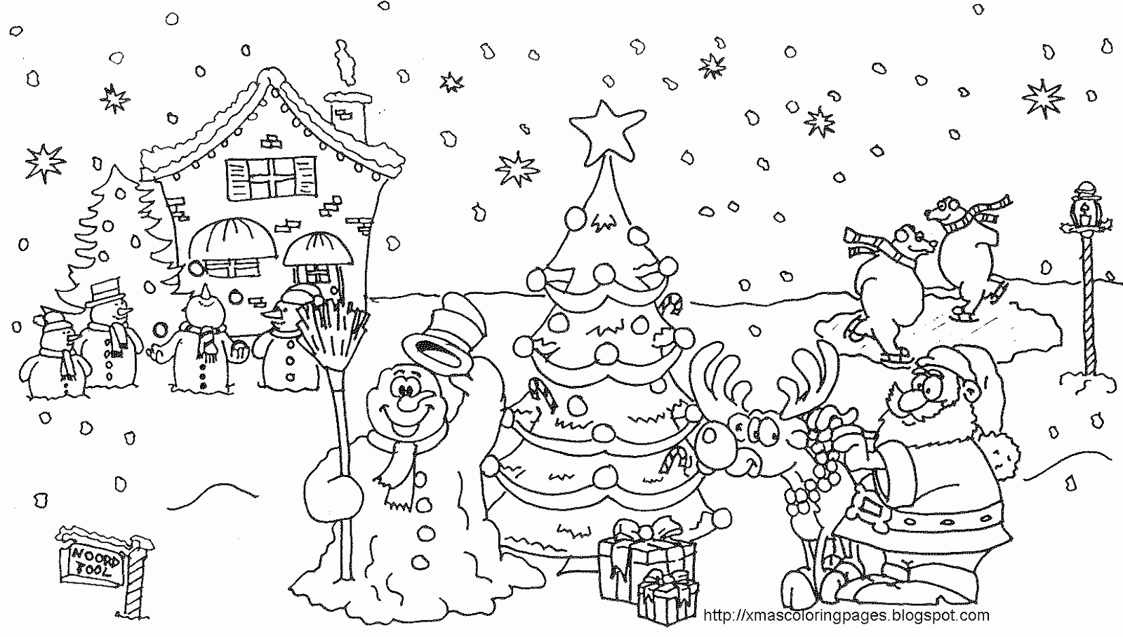 着色页: 圣诞树 (对象) #167525 - 免费可打印着色页
