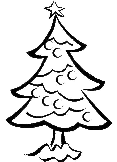 着色页: 圣诞树 (对象) #167543 - 免费可打印着色页