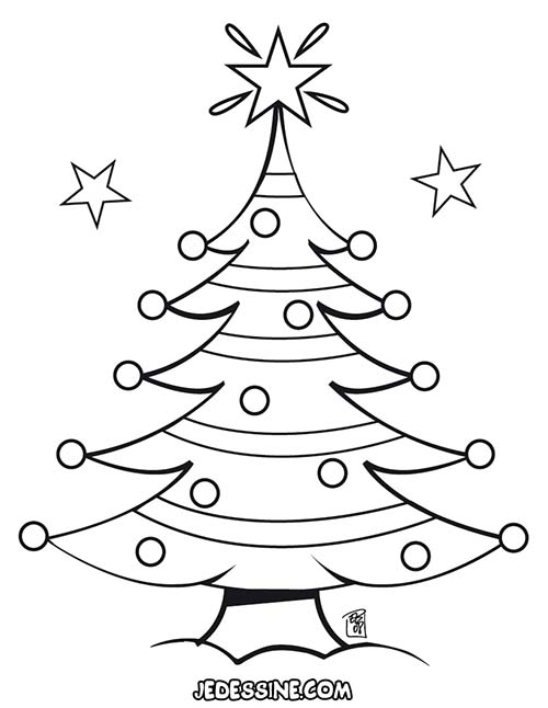 着色页: 圣诞树 (对象) #167615 - 免费可打印着色页