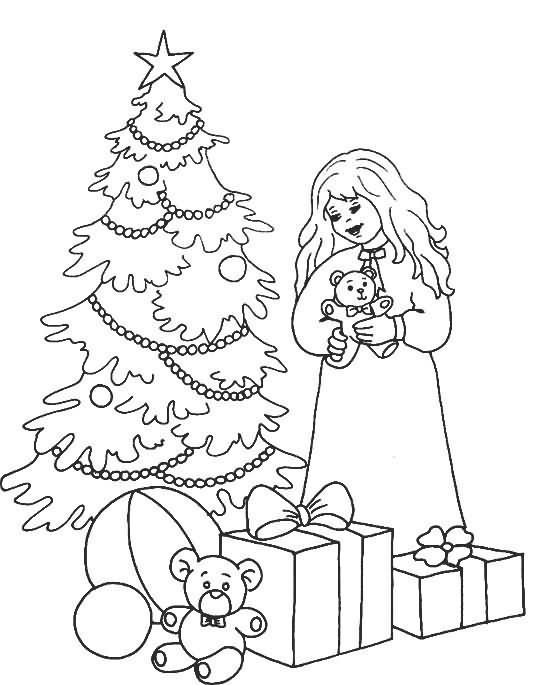 着色页: 圣诞树 (对象) #167618 - 免费可打印着色页