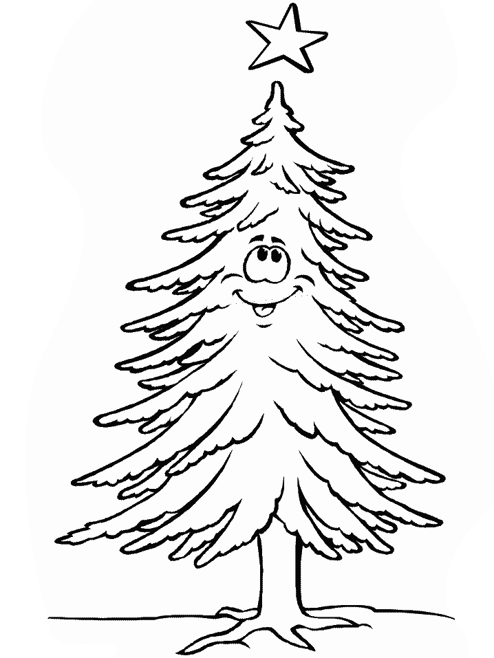 着色页: 圣诞树 (对象) #167657 - 免费可打印着色页
