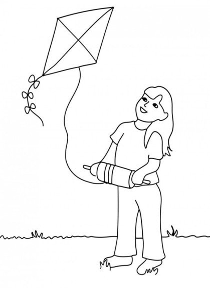 着色页: 风筝 (对象) #168338 - 免费可打印着色页