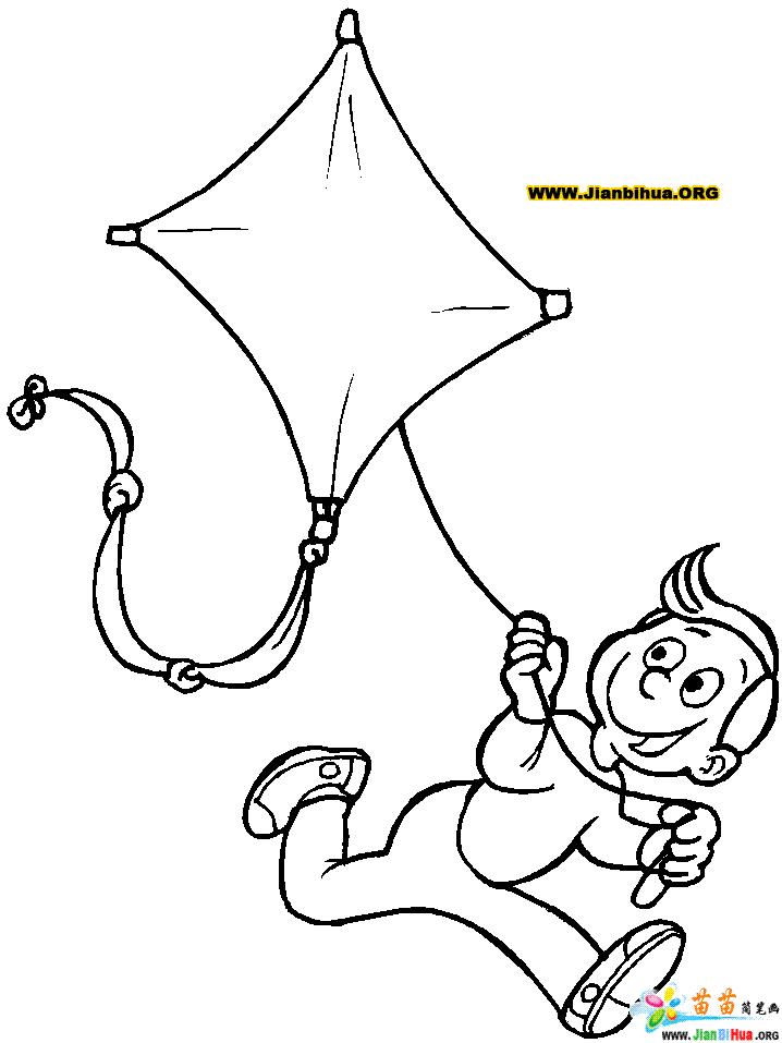 着色页: 风筝 (对象) #168370 - 免费可打印着色页