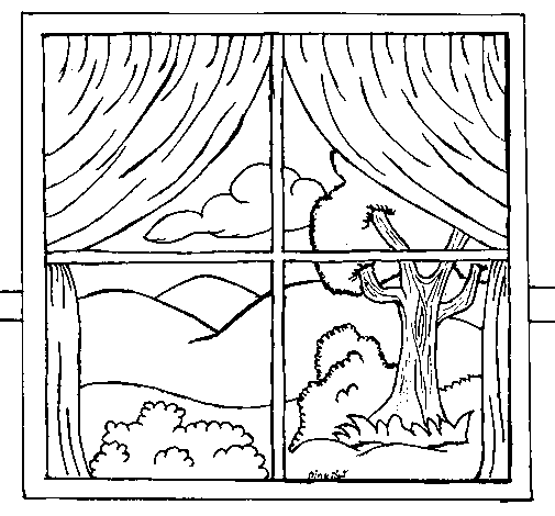 着色页: 窗户 (对象) #168816 - 免费可打印着色页