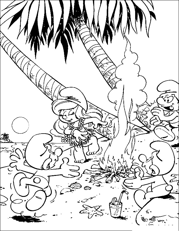 着色页: 神奇四侠 (超级英雄和超级恶棍) #76404 - 免费可打印着色页