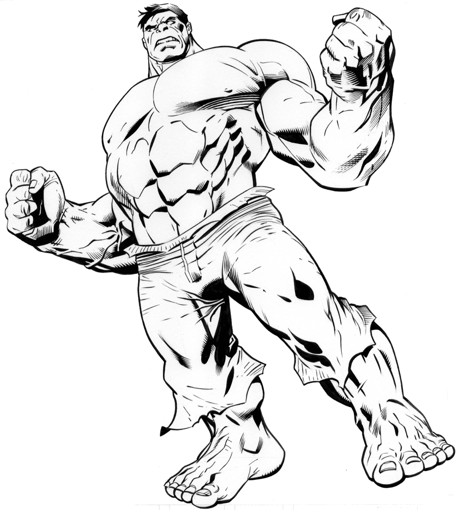 着色页: 复仇者联盟 (超级英雄) #74063 - 免费可打印着色页